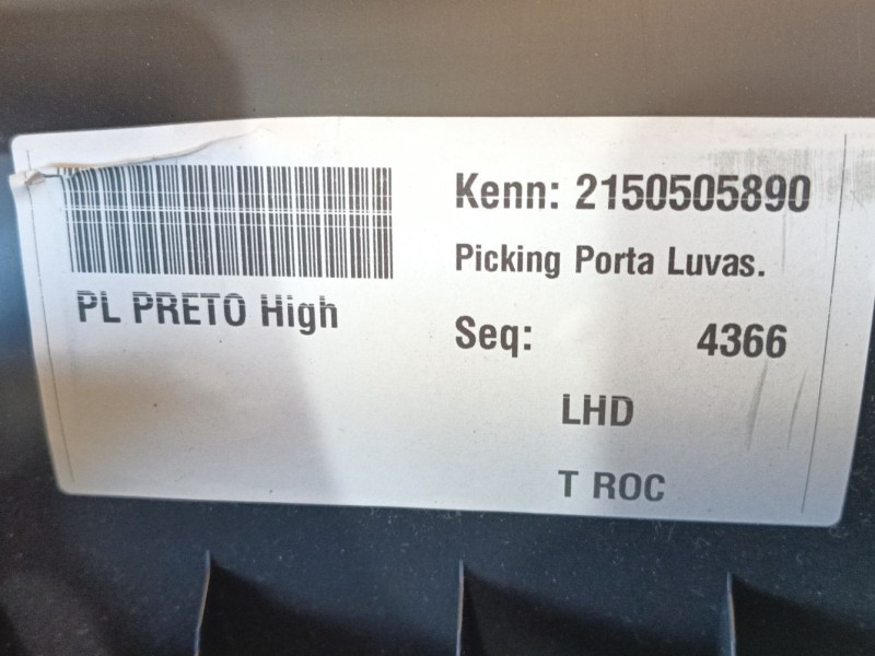 Recambio de guantera para volkswagen t-roc (a11, d11) 1.0 tsi referencia OEM IAM   