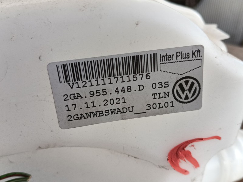 Recambio de deposito limpia para volkswagen t-roc (a11, d11) 1.0 tsi referencia OEM IAM 2GA955453E  