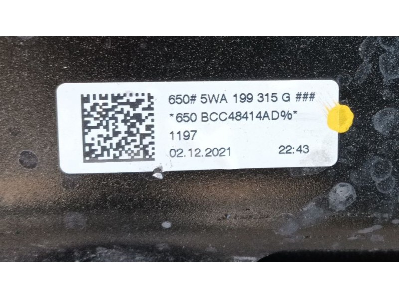 Recambio de puente delantero para volkswagen t-roc (a11, d11) 1.0 tsi referencia OEM IAM 5WA199315F  