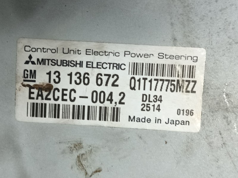 Recambio de columna direccion para opel combo tour 1.3 cdti 16v referencia OEM IAM 93175517  