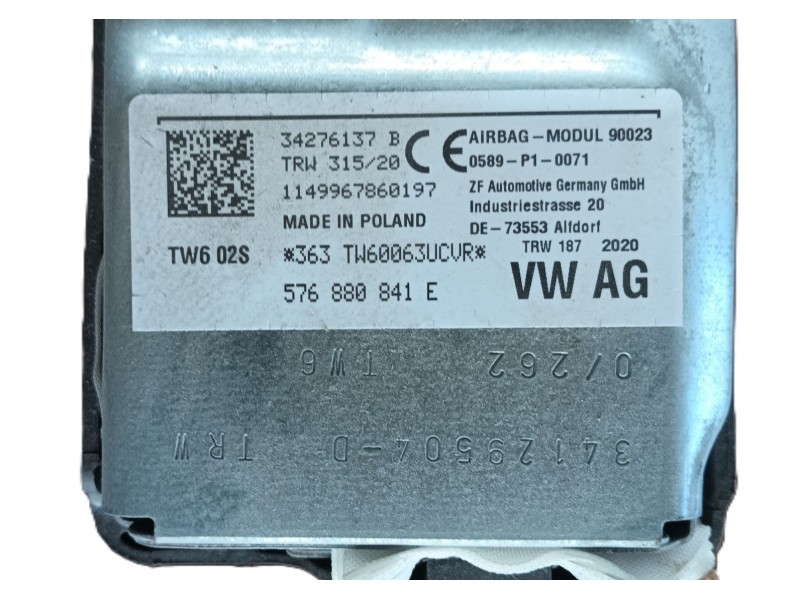 Recambio de airbag delantero izquierdo para seat ateca (kh7, khp) 2.0 tdi referencia OEM IAM   