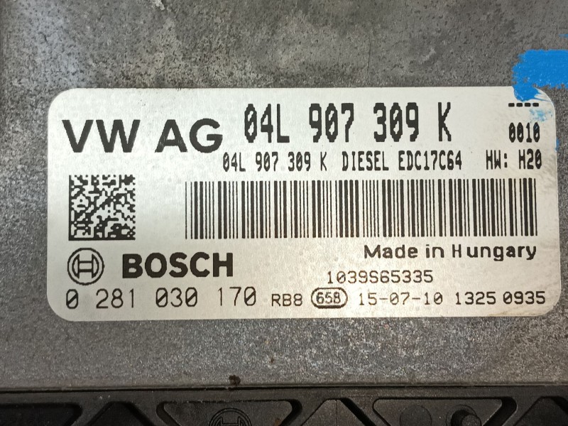 Recambio de centralita motor uce para volkswagen tiguan (5n_) 2.0 tdi referencia OEM IAM 4L906016CP  