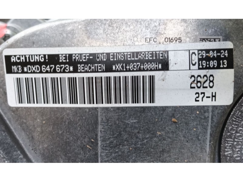 Recambio de motor completo para volkswagen golf 1.5 etsi mhev referencia OEM IAM DXDE  