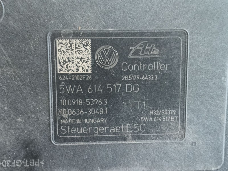 Recambio de abs para volkswagen golf 1.5 etsi mhev referencia OEM IAM 5WA614517DGBEF  