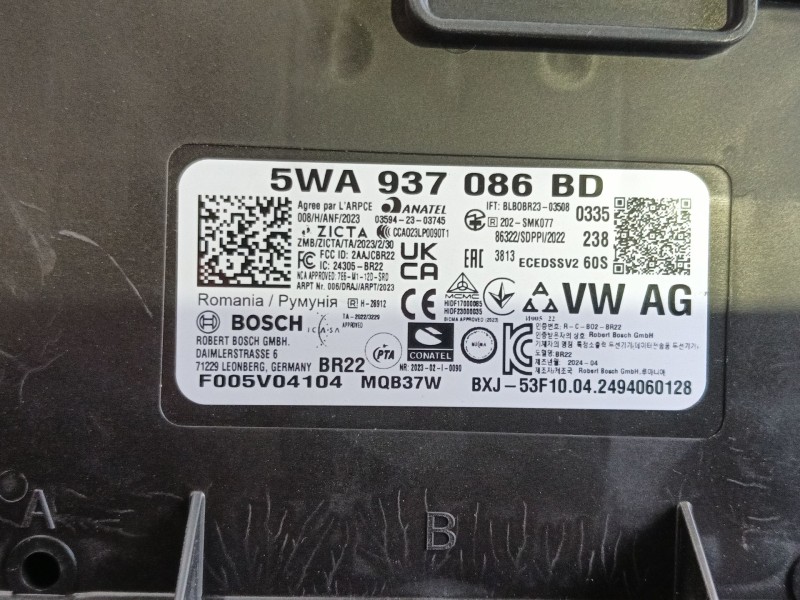 Recambio de caja reles / fusibles para volkswagen golf 1.5 etsi mhev referencia OEM IAM   