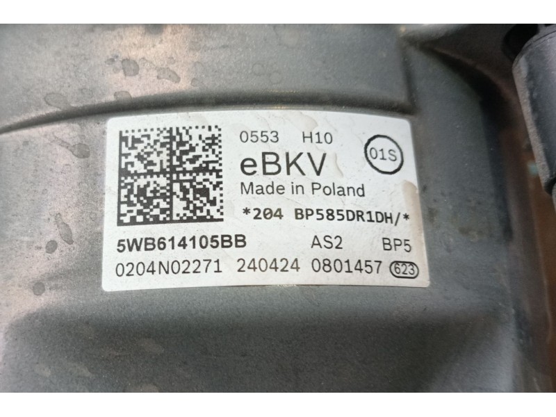 Recambio de servofreno para volkswagen golf 1.5 etsi mhev referencia OEM IAM 5WB614105BB  