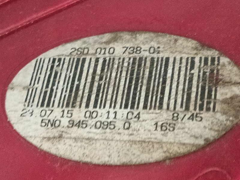 Recambio de piloto trasero izquierdo para volkswagen tiguan (5n_) 2.0 tdi referencia OEM IAM 5N0945095Q  