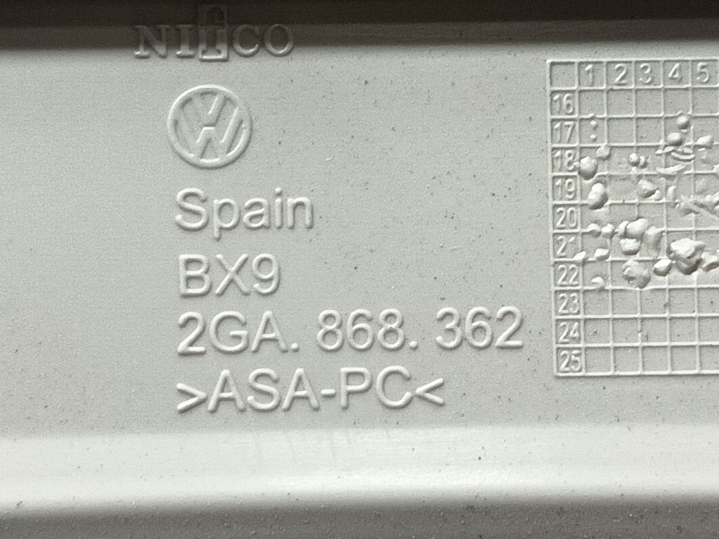 Recambio de espejo interior para volkswagen t-roc (a11, d11) 1.0 tsi referencia OEM IAM   