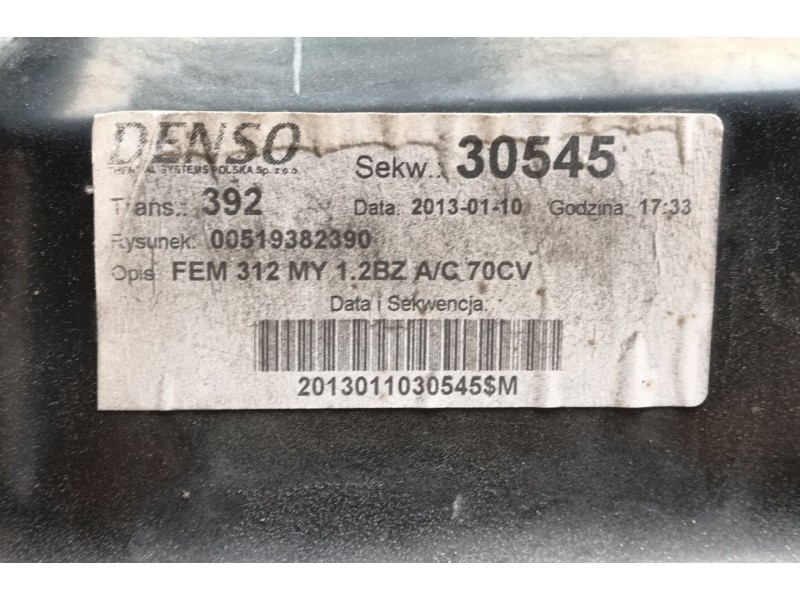 Recambio de panel frontal para fiat 500 (312_) 1.2 (312axa1a) referencia OEM IAM   