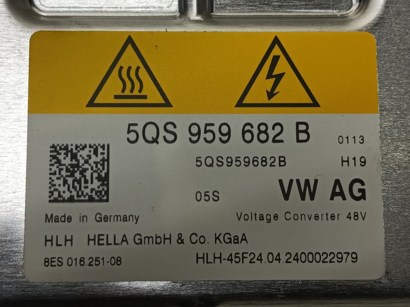 Recambio de modulo electronico para volkswagen golf 1.5 etsi mhev referencia OEM IAM   