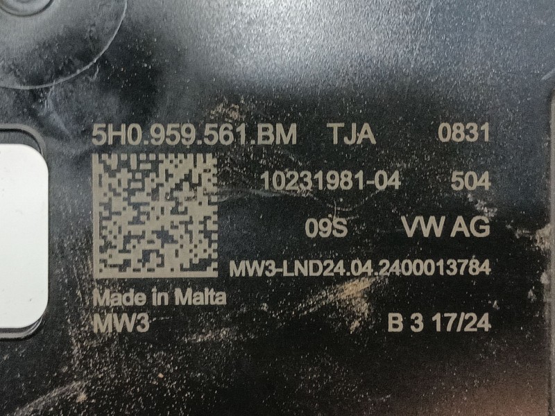 Recambio de luz interior para volkswagen golf 1.5 etsi mhev referencia OEM IAM 5H0959561BMTJA 5Q0951172C 