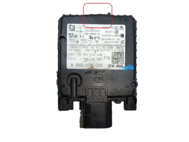 Recambio de modulo electronico para volkswagen golf 1.5 etsi mhev referencia OEM IAM 2Q0907686H  