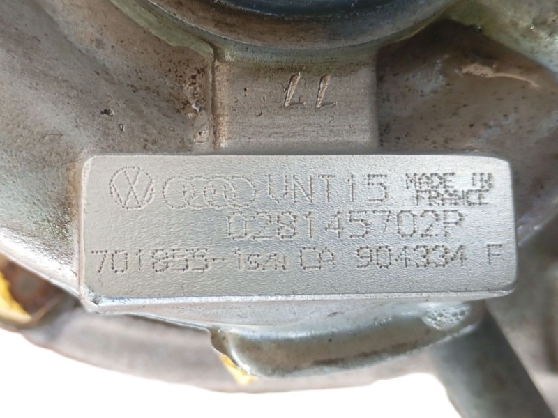 Recambio de turbocompresor para volkswagen sharan (7m8, 7m9, 7m6) 1.9 tdi referencia OEM IAM 028145702EV  