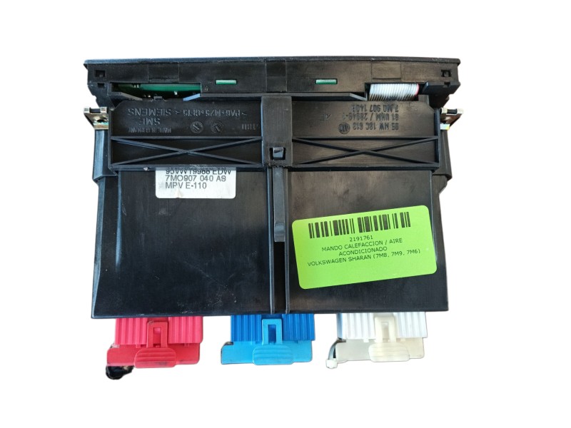 Recambio de mando calefaccion / aire acondicionado para volkswagen sharan (7m8, 7m9, 7m6) 1.9 tdi referencia OEM IAM  7M0907040A