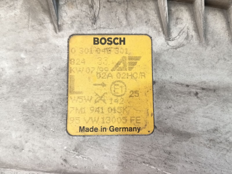 Recambio de faro izquierdo para volkswagen sharan (7m8, 7m9, 7m6) 1.9 tdi referencia OEM IAM 7M1941015K 0301048301 