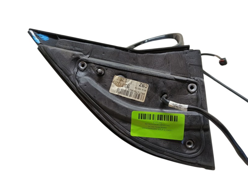 Recambio de retrovisor derecho para volkswagen golf v (1k1) 2.0 tdi 16v referencia OEM IAM 1K1857508CN9B9 D93717543613 