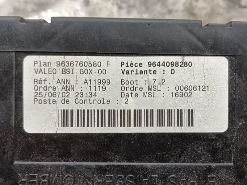 Recambio de bsi para peugeot 307 (3a/c) 1.6 16v referencia OEM IAM   