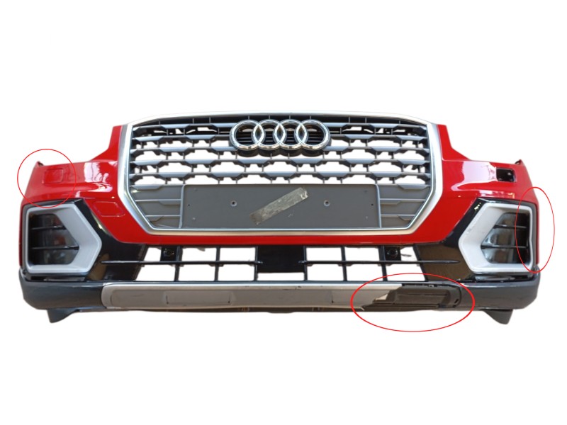 Recambio de paragolpes delantero para audi q2 (gab, gag) 1.6 tdi referencia OEM IAM 81A807107BGRU  
