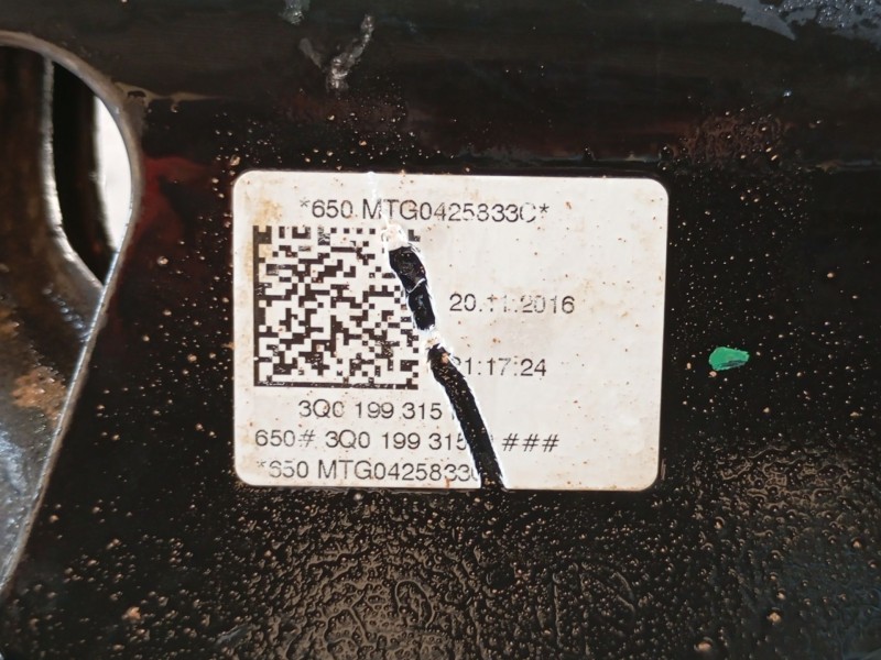 Recambio de puente delantero para audi q2 (gab, gag) 1.6 tdi referencia OEM IAM   