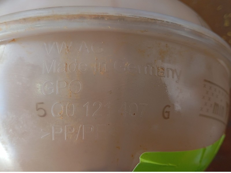 Recambio de deposito expansion para audi q2 (gab, gag) 1.6 tdi referencia OEM IAM  5Q0121407G 