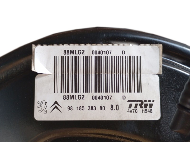 Recambio de servofreno para peugeot partner tepee 1.6 bluehdi 100 referencia OEM IAM  9818538380 