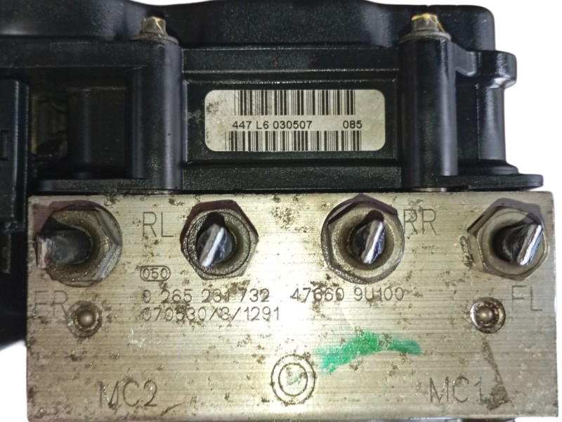 Recambio de abs para nissan note (e11, ne11) 1.5 dci referencia OEM IAM 476609U16B 0265231732 