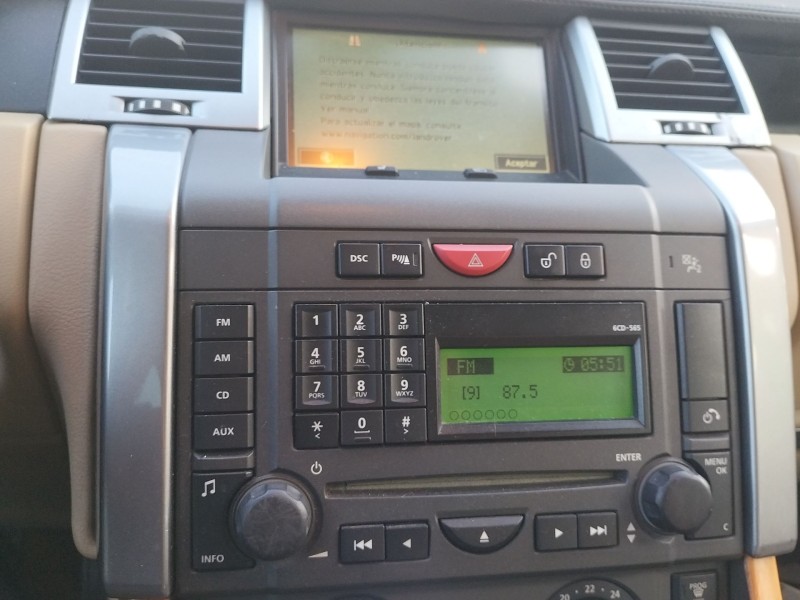 Recambio de sistema audio / radio cd para land rover range rover sport i (l320) 2.7 d 4x4 referencia OEM IAM   