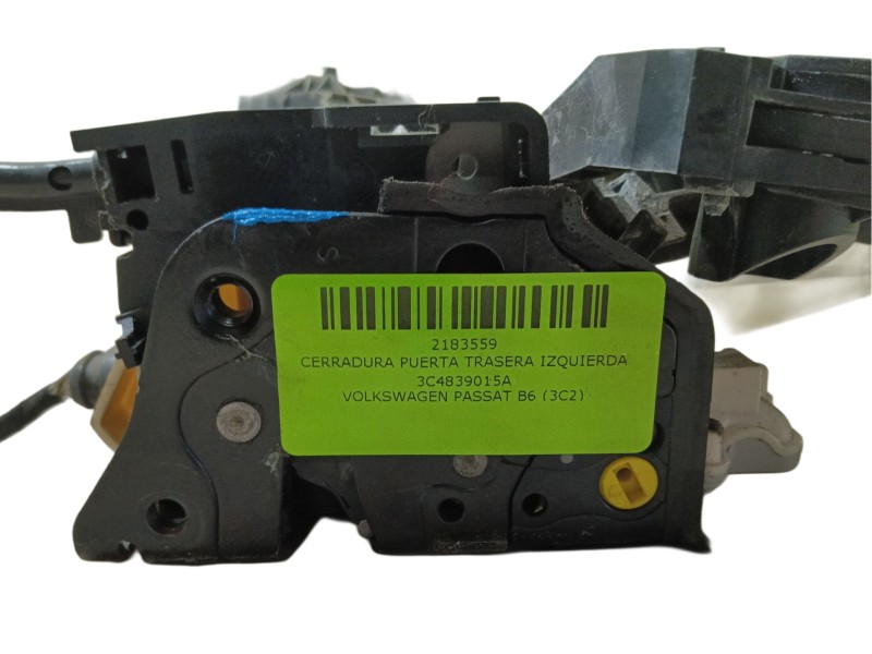 Recambio de cerradura puerta trasera izquierda para volkswagen passat b6 (3c2) 2.0 tdi 16v referencia OEM IAM 3C4839015A  