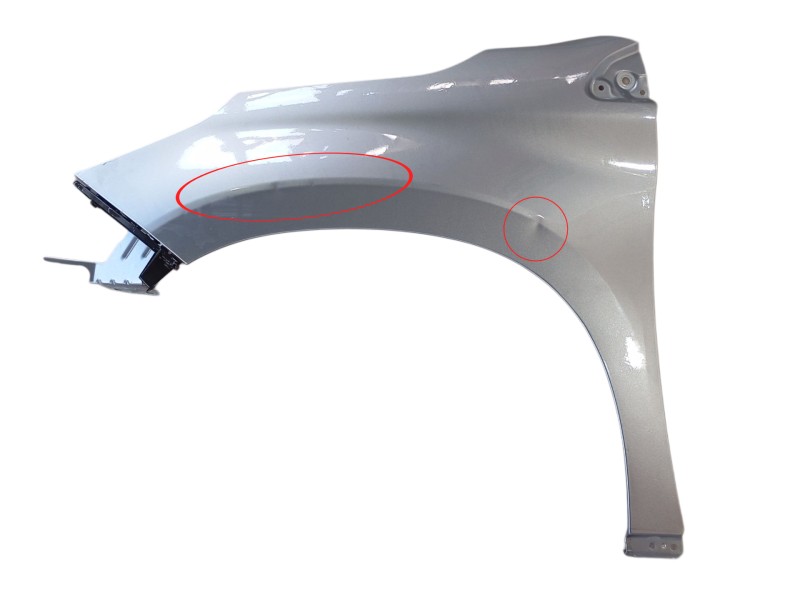 Recambio de aleta delantera izquierda para peugeot 2008 i (cu_) 1.6 bluehdi 100 referencia OEM IAM 9678733480  