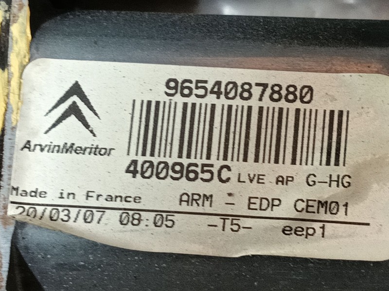 Recambio de elevalunas delantero izquierdo para citroën c4 grand picasso i (ua_) 1.6 hdi referencia OEM IAM 9221CV 9654087880 