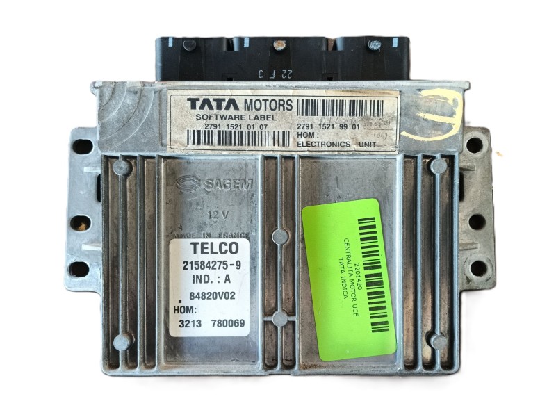 Recambio de centralita motor uce para tata indica 1.4 elegance referencia OEM IAM   