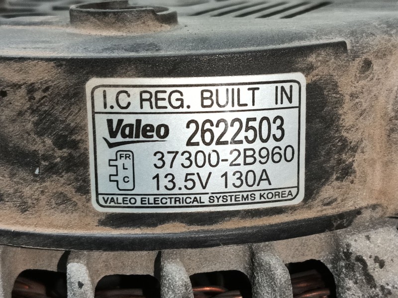 Recambio de alternador para kia sportage iv (ql, qle) 1.6 gdi referencia OEM IAM 373002B960 2622503 
