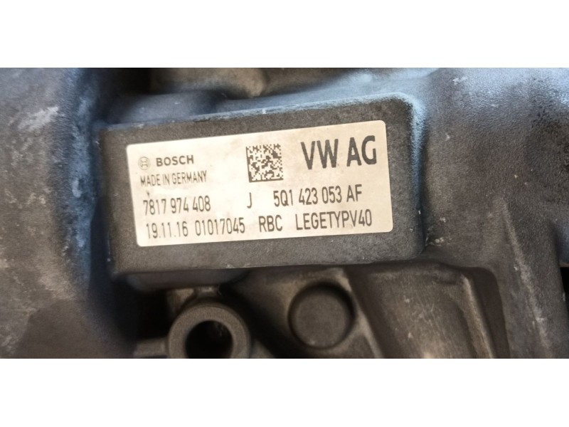 Recambio de cremallera direccion para audi q2 (gab, gag) 1.6 tdi referencia OEM IAM   
