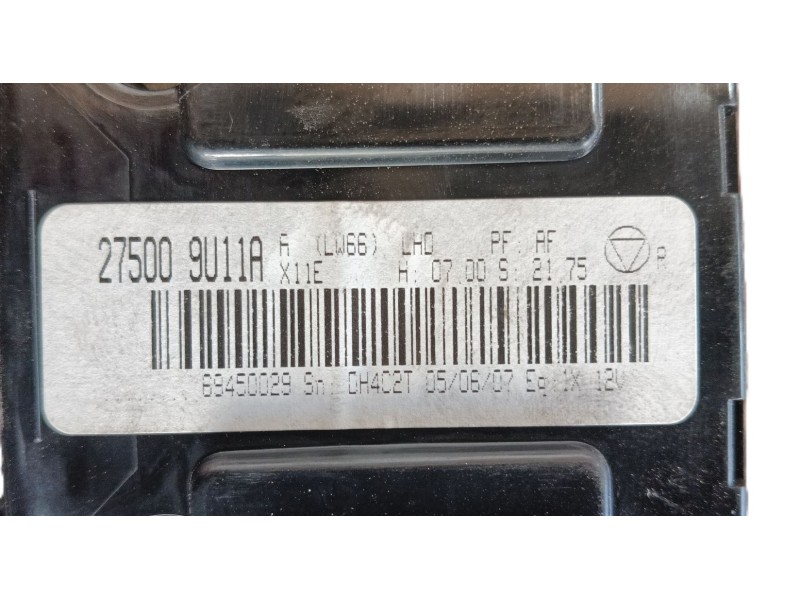 Recambio de mando calefaccion / aire acondicionado para nissan note (e11, ne11) 1.5 dci referencia OEM IAM   