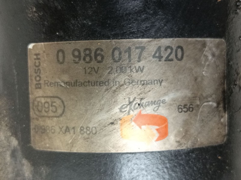 Recambio de motor arranque para opel astra g coupé (t98) 2.2 dti (f07) referencia OEM IAM 95524891  