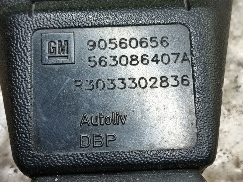 Recambio de enganche cinturon delantero derecho para opel astra g coupé (t98) 2.2 dti (f07) referencia OEM IAM 13132202 90560656