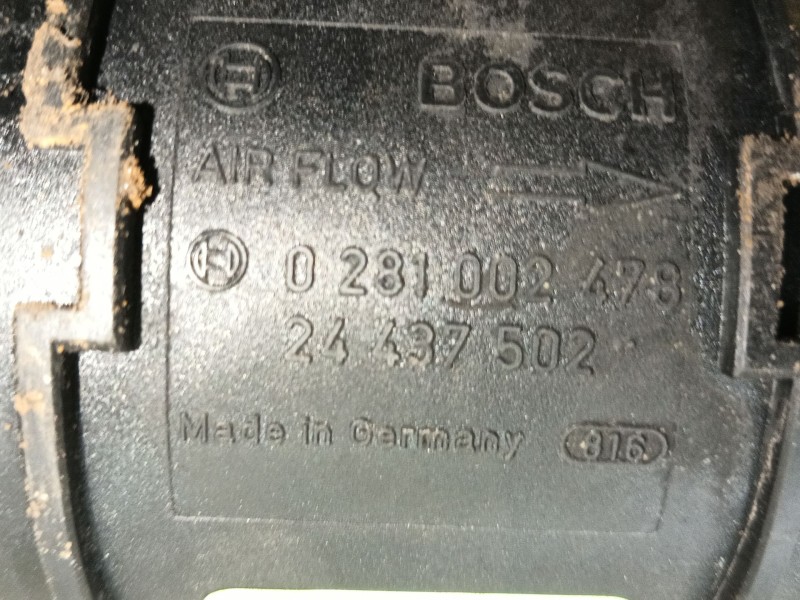 Recambio de caudalimetro para opel astra g coupé (t98) 2.2 dti (f07) referencia OEM IAM   