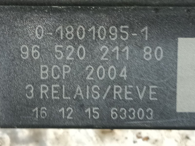 Recambio de modulo electronico para peugeot partner tepee 1.6 bluehdi 100 referencia OEM IAM   