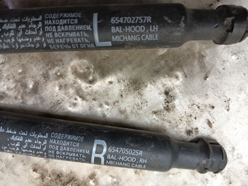 Recambio de amortiguadores capo para renault arkana i (lcm_, ldn_) 1.3 tce 160 (ldn1) referencia OEM IAM   