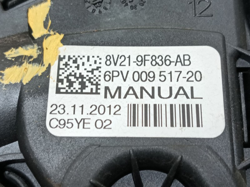 Recambio de pedal acelerador para ford fiesta vi (cb1, ccn) 1.0 ecoboost referencia OEM IAM   