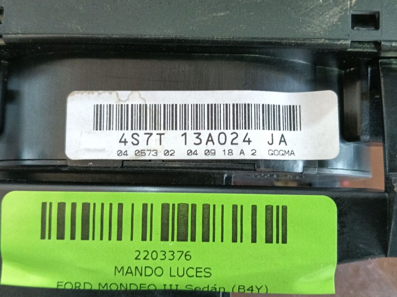 Recambio de mando luces para ford mondeo iii sedán (b4y) 2.0 tdci referencia OEM IAM   