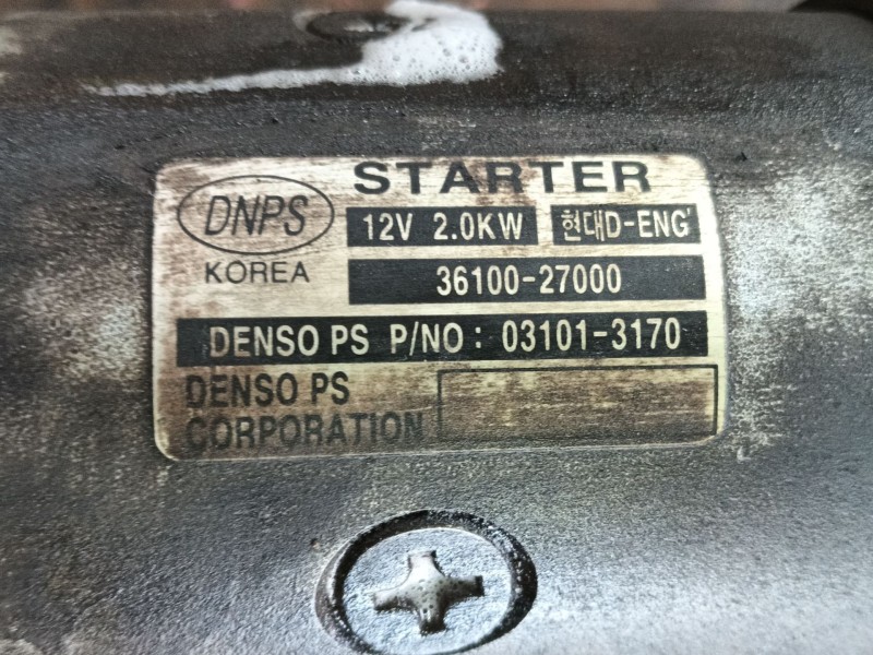 Recambio de motor arranque para hyundai santa fé i (sm) 2.0 crdi 4x4 referencia OEM IAM  3610027000 