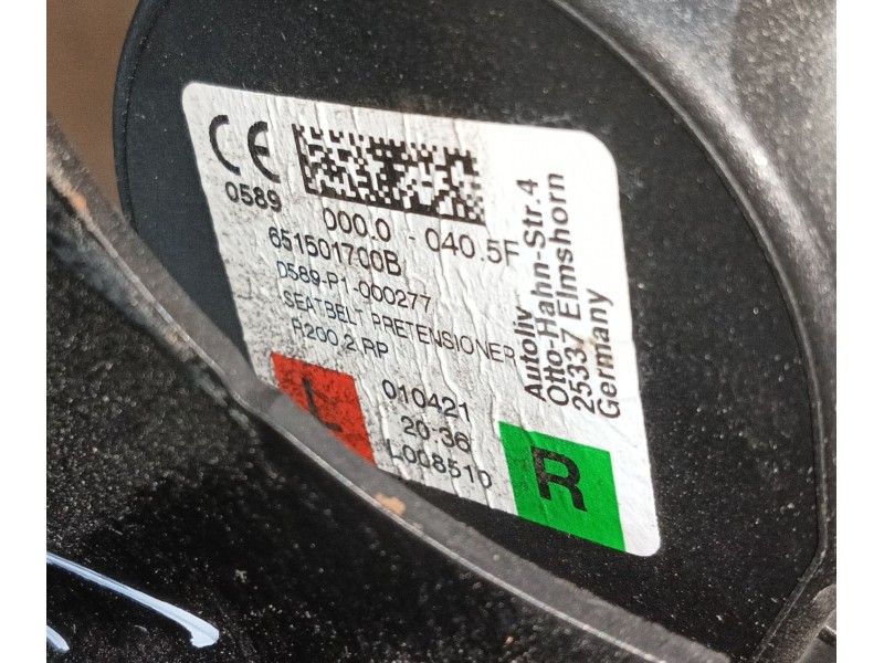 Recambio de cinturon seguridad trasero izquierdo para nissan juke (f16_) 1.0 referencia OEM IAM 888856PA0B  