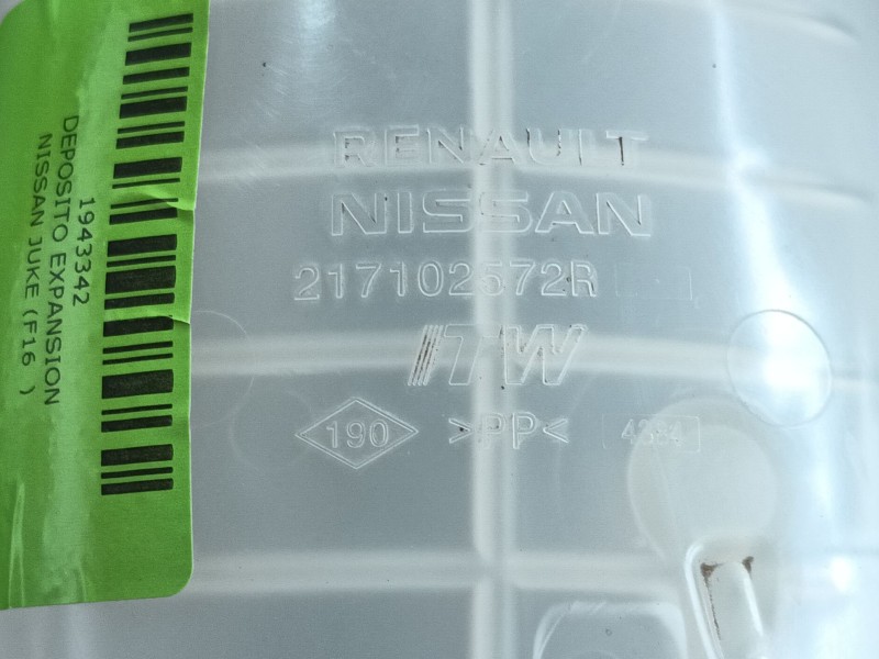 Recambio de deposito expansion para nissan juke (f16_) 1.0 referencia OEM IAM   
