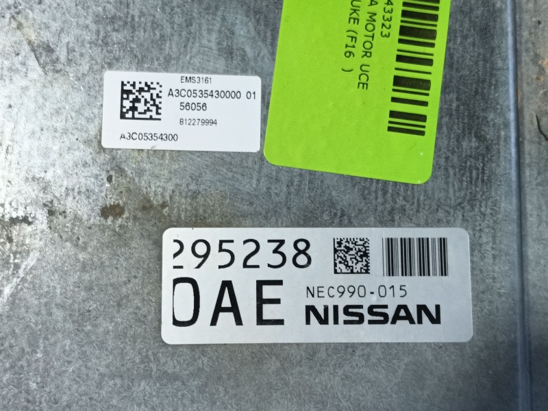 Recambio de centralita motor uce para nissan juke (f16_) 1.0 referencia OEM IAM   