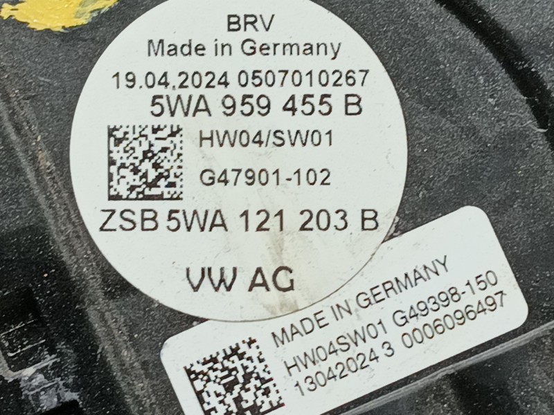 Recambio de electroventilador para volkswagen golf 1.5 etsi mhev referencia OEM IAM   