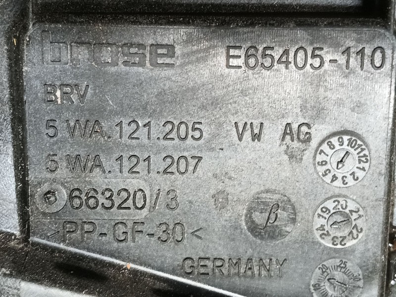 Recambio de electroventilador para volkswagen golf 1.5 etsi mhev referencia OEM IAM  5WA959455B 