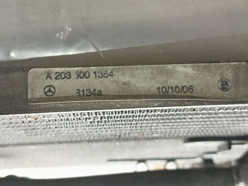 Recambio de condensador / radiador aire acondicionado para mercedes-benz clase c (w203) c 270 cdi (203.016) referencia OEM IAM A