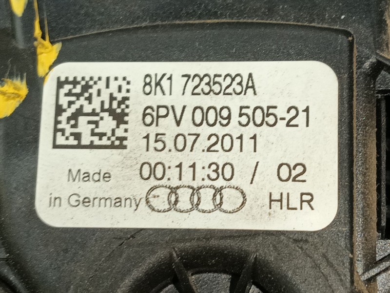 Recambio de pedal acelerador para audi a4 b8 (8k2) 2.0 tfsi referencia OEM IAM 8K1723523A 6PV00950521 