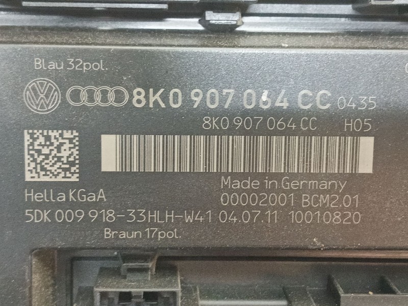 Recambio de modulo electronico para audi a4 b8 (8k2) 2.0 tfsi referencia OEM IAM   